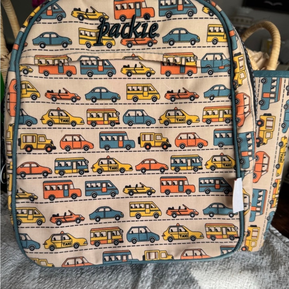 Urban Infant Car Print Kids Packie Travel Preschool Daycare Backpack